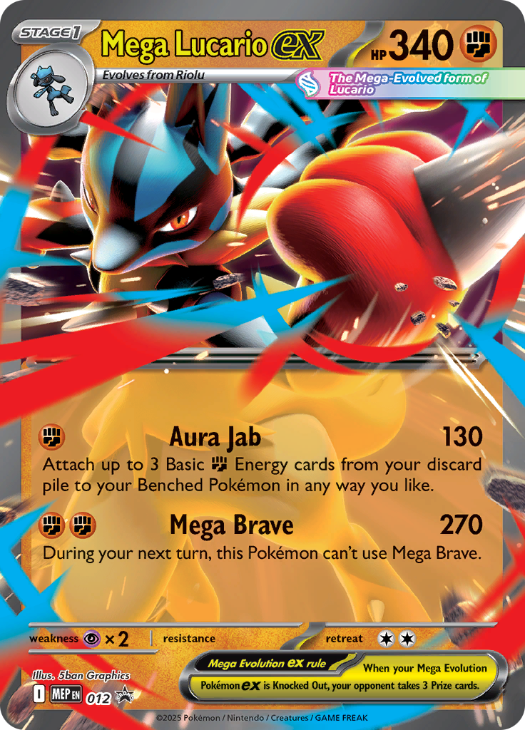 Mega Lucario ex #012