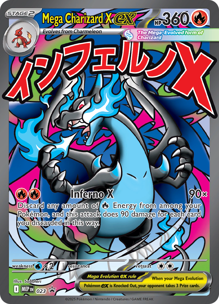 Mega Charizard X ex #023