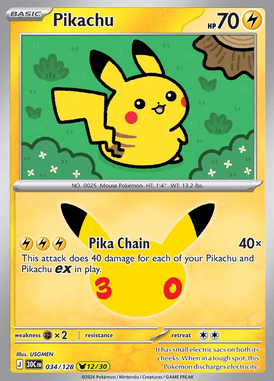 Pikachu #034