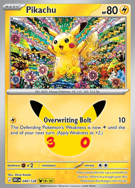 Pikachu #040