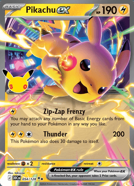 Pikachu ex #054
