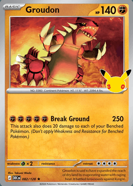 Groudon #082