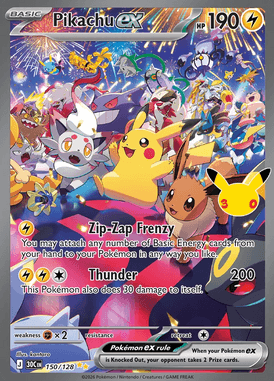 Pikachu ex #150